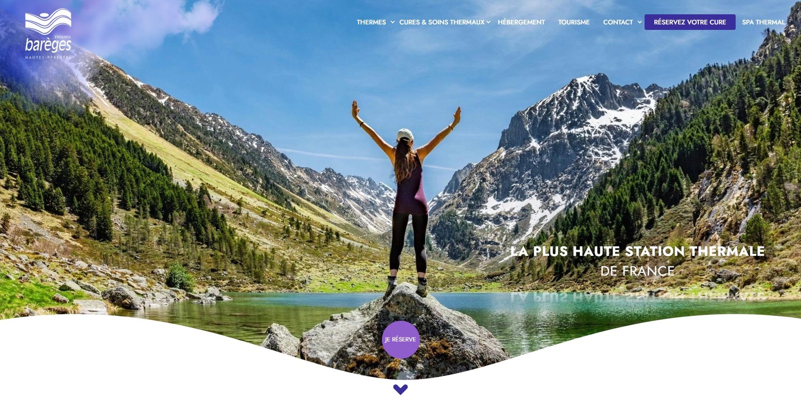 Thermes de cauteret / bain du rocher